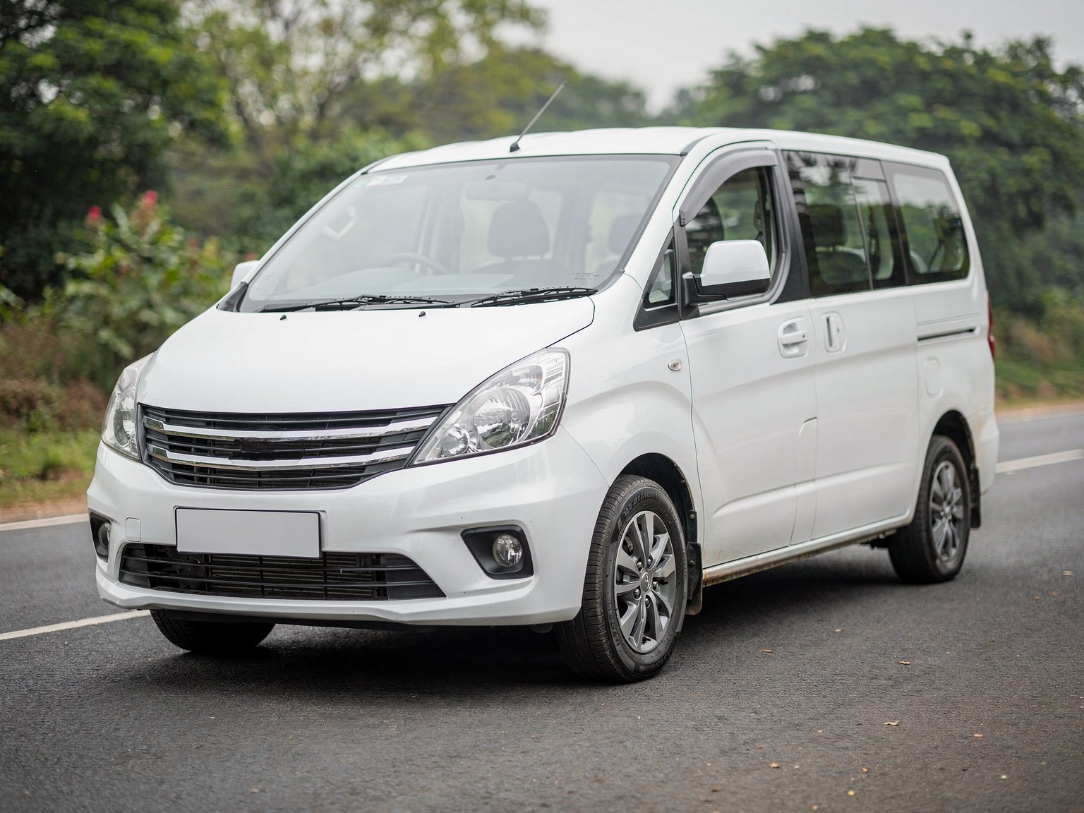 White premium people-carrier category, available on request (illustrative image)